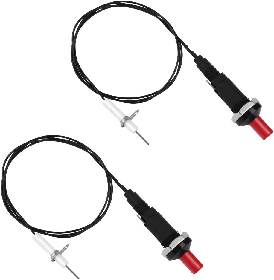 Ledoo Piezo Spark Igniter 2Pcs 1 Out 2 Piezo Spark Ignition Kit, Piezo