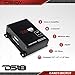 DS18 CANDY-MICRO2 - Amplifier in Black - Class D, 2 Channels, 80 Watts Max, Digital, 2/4 Ohm - Don't Sacrifice Space for Power - Compact Mini Ampflier for Speakers in Car Audio System