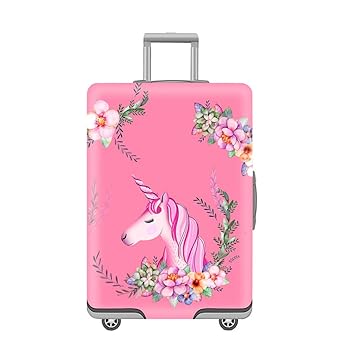 unicorn suitcase amazon