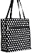 World Traveler Polka Dot Print Collection Travel Tote Bag 12-inch