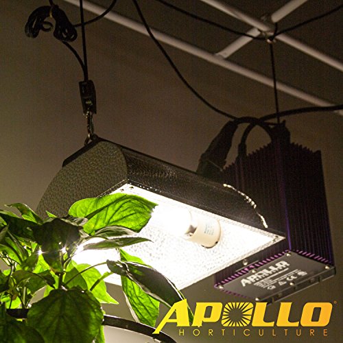 Apollo Horticulture GLRP14 1/4" Grow Light Heavy Duty Adjustable Rope Hanger with 8 Feet Braided Rope at 300 lbs Capacity per Pair