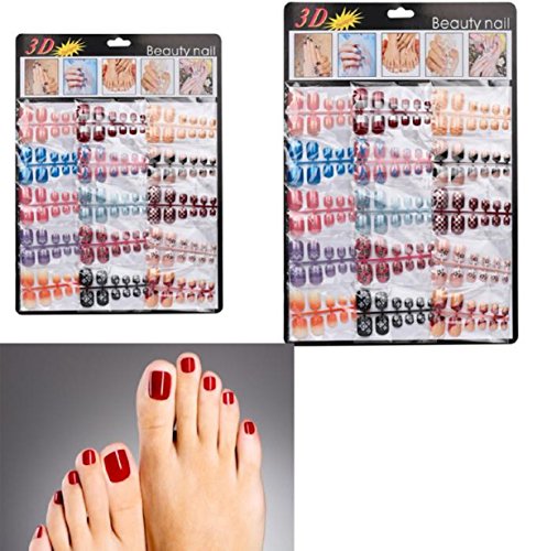 Nail Art Vovotrade 144pcs Acrylic French Design Fake Toenails Nail Tips Full Cover False Nail Art A Buy Online In Antigua And Barbuda At Antigua Desertcart Com Productid