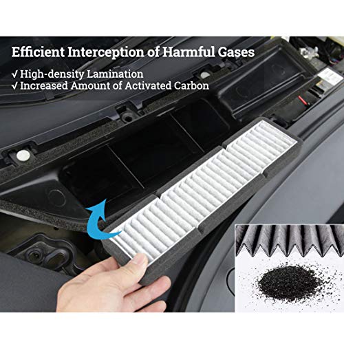XTechnor Tesla Model 3 Air Intake Filters Cabin Air Vent Intake with Activated Carbon Air