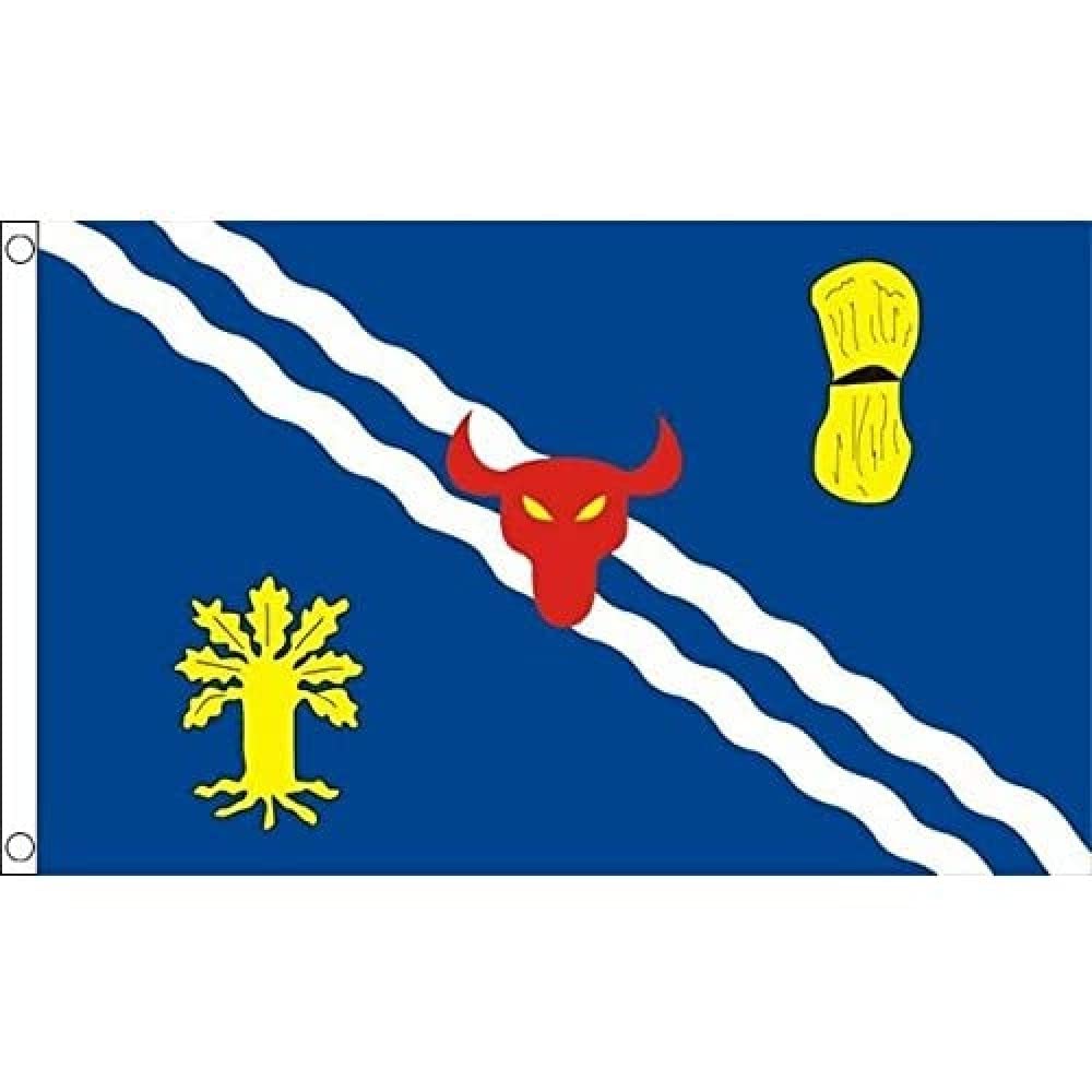 AZ FLAG - Oxfordshire County Flag - 3x5 Ft - 100D Polyester County Of Oxon. - England Banner with Two Metal Grommets - Fade Resistant - Vivid Colors - 3' x 5' Feet - 150x90 Cm