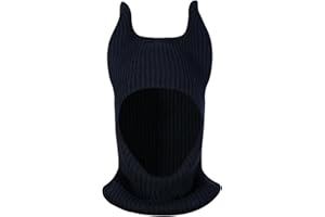 LOLAT Funny Horn Balaclava Ski Mask with Ears Full Face Hat Winter Warm Beanies Halloween Costume Men/Women