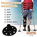 EZ-Walk/SandPad LandPad All Terrain Stabilizer Crutch Tips (Paired Pack) Made in The USA