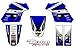 Team Racing Graphics kit compatible with Yamaha All Years PW 50, ANALOG Base kit