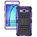 Galaxy On5 Case, OEAGO Samsung Galaxy On5 Case [Shockproof] [Impact Protection] Tough Rugged Dual Layer Protective Case with Kickstand for Samsung Galaxy On5 - Purple