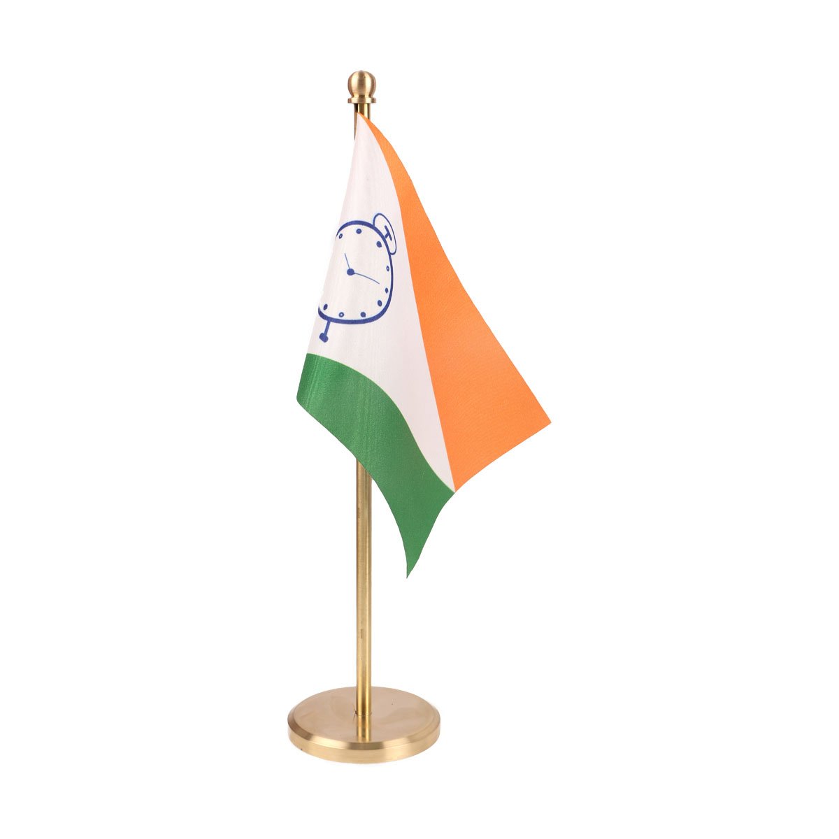 national congress party ncp miniature table flag with a classy brass base amazon in car motorbike national congress party ncp miniature
