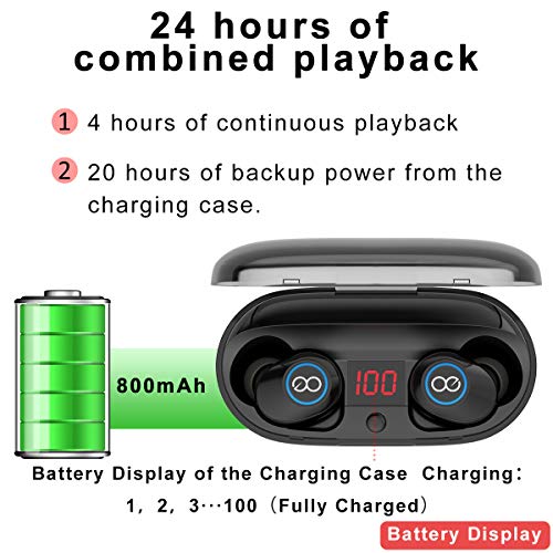 2 Bluetooth+Headphones+VEATOOL+Binaural+Earphones