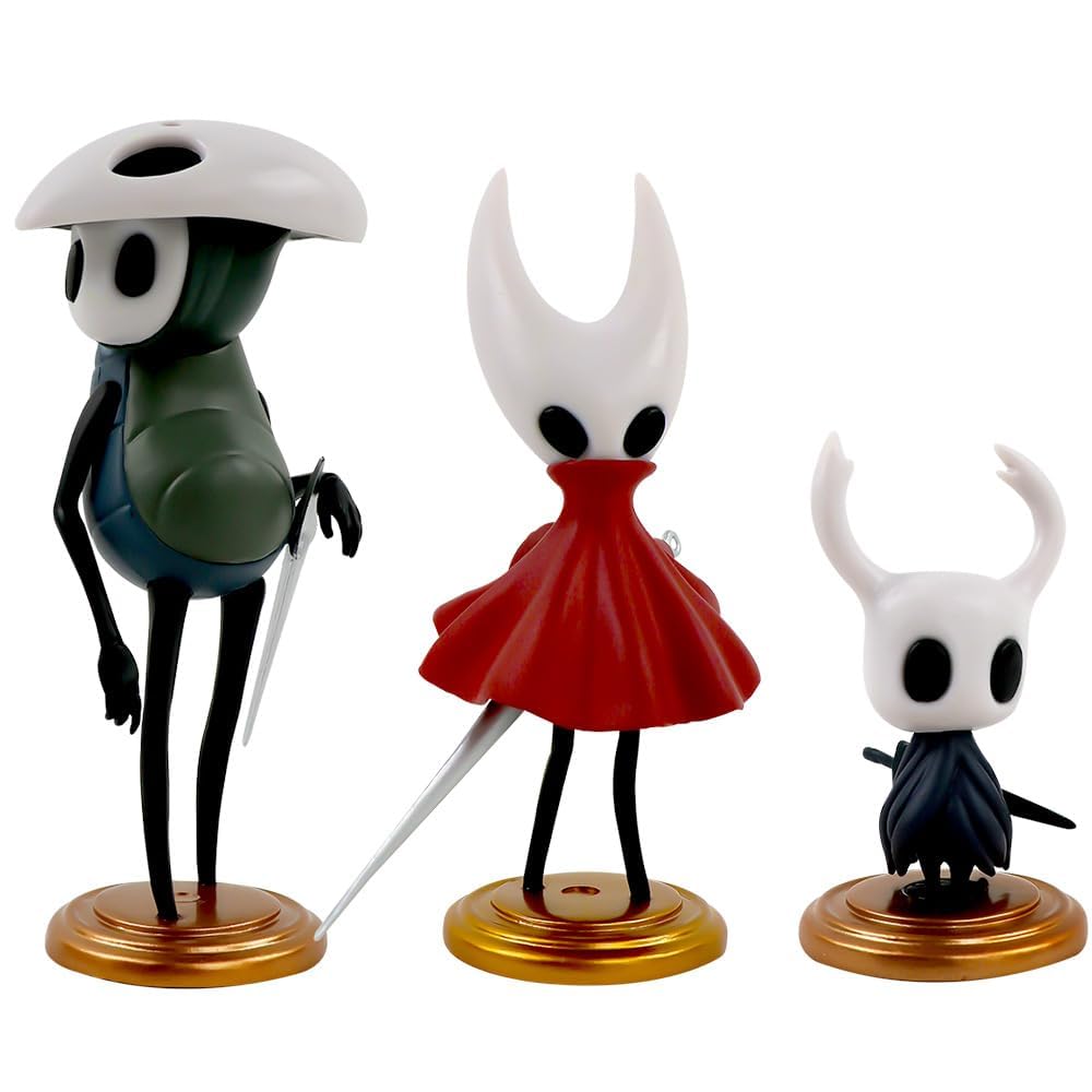 ZPSOSPZ Knight Figure Toy, 3pcs Anime Figurine Set - Cute Cartoon Decor for Desk, Shelf, or Home Collectable Decoration Set