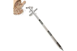 Layered Powder Sampling Tube, 3-Hole Stainless Steel Sampler, Grain Probe Sampler, Suitable for Sampling Powder, Grain