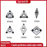 EasyByMall CBN Turning Inserts for Hardened Steel Finishing HRC65 view 9