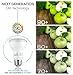 Hyperikon BR20 LED Bulb Dimmable, 8W (50W Equivalent), 3000K (Soft White Glow), CRI 90+, Wide Flood Light Bulb, Medium Base (E26), UL & ENERGY STAR - Great for Kitchen, Family Room, Bathroom (4 Pack)