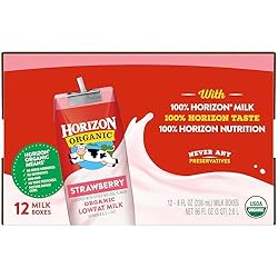 Horizon Organic Shelf Stable 1% Lowfat Strawberry