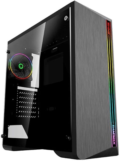 GameMax Shine G517 Caja ATX para PC Gaming 0,50 mm SPCC 3 x USB3.0/