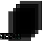 4 Pcs LED Blocking Stickers Adhesive Light Dimming Sheets Light Cover Filters 5 × 6.7 Inch Electronics Screen Diffuser Film N