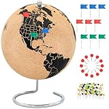 Vaudagio Beautiful Cork Globe with 102 Different