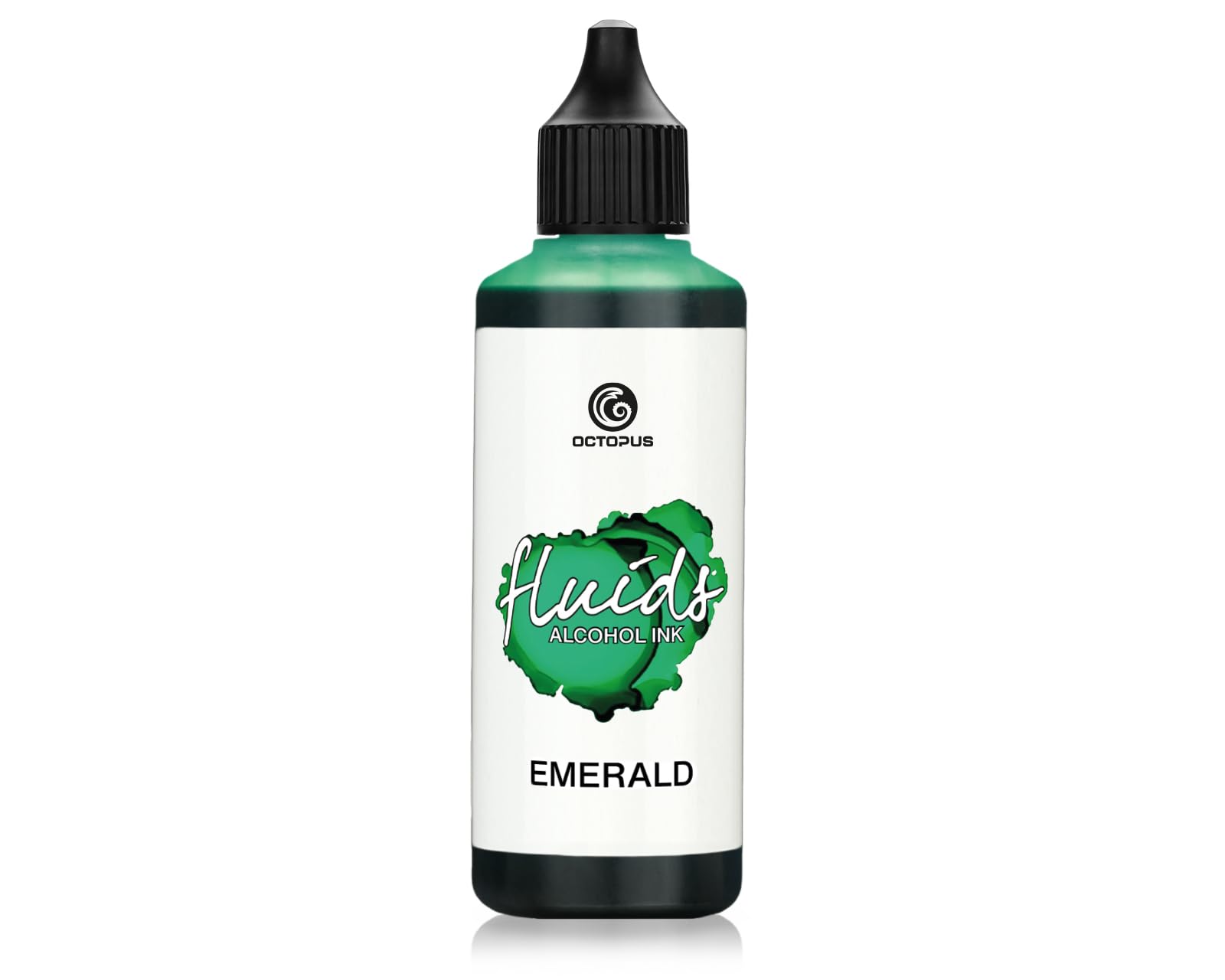 100 ml Fluids Alcohol Ink Emerald for Fluid Art and Resin, Green