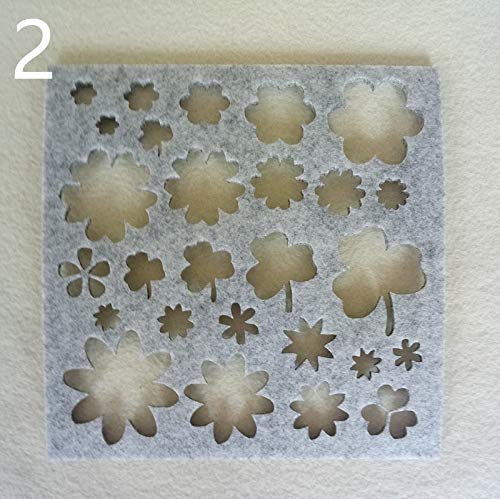 Maslin Felting Making Tools DIY Applique Molds Craft Sewing Accessories Needle Felting Wool Felt Shapes Mold 7 Pcs DIY Package - (Color: 7pcs) - Thumbnail 4