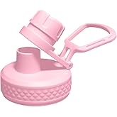 SENDESTAR Spout Lid for Hydroflask Wide Mouth Water Bottle Fits 18 oz 20 oz 32 oz 40 oz 73 oz,Chug Cap Flexible Handle Compatible, Takeya, Simple Modern, Wide Mouth Water Bottle