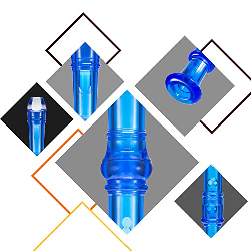 image for Pangda Descant Soprano Recorder German Style 8 Hole with Cleaning Rod,