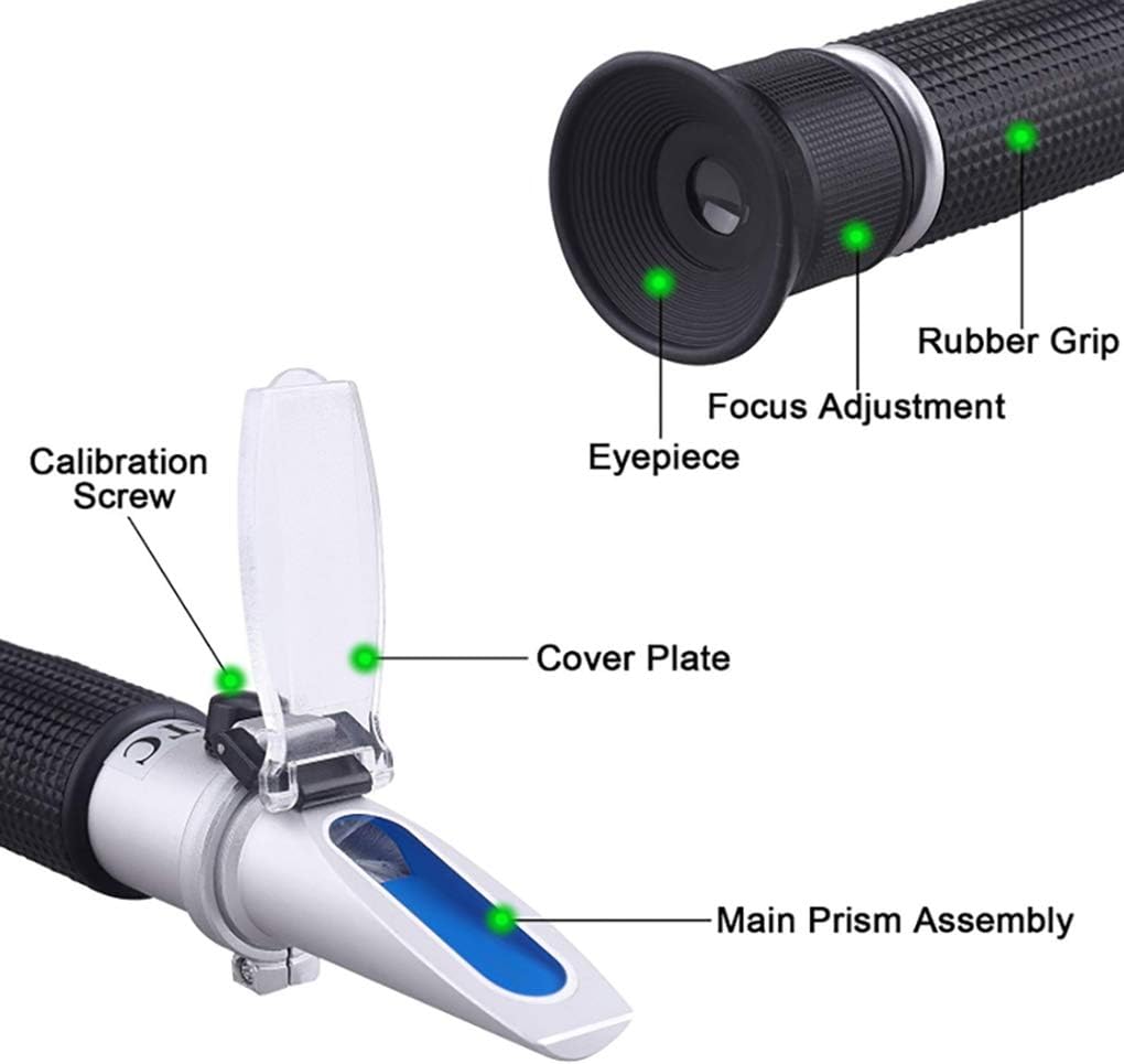 Brix Refractometer with ATC Digital Handheld Refractometer for Homebrew