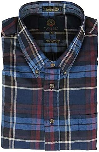 Viyella Men's Long Sleeve Plaid Button-Down Shirt