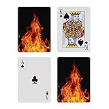 The Divine Card Company Poker Cards, Flames