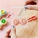 CiCy 2PCS Cute Fruit Contact Travel Kit Portable Contact Lens Case Container Holder Storage Box Eye Care Kit(Kiwi fruit & Orange)