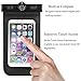 Waterproof iPhone 6 case,Armband,Built-in Compass,Ailun Bag universal for iPhone 7/6 Plus/6/6s/5s/5c/SE, Galaxy S7/S6/EDGE/S5/S4/NOTE 4/3/2,LG G4/3,for Boating/Hiking/Swimming/Diving[Black]