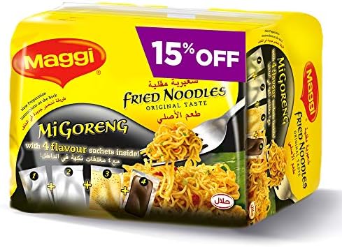 Maggi Mi Goreng Fried Noodles Pack Of 5 5 X 72g Buy Online At Best Price In Uae Amazon Ae