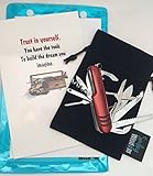 Smiling Wisdom - Red Multifunction Compact Pocket