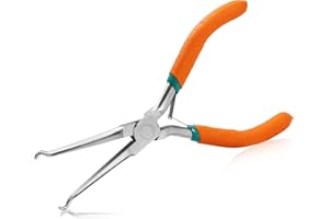 SPEEDWOX 5.5 Inch Hose Grip Pliers - Ring Nose Pliers, Spark Plug Removal, Cable Clamp Tool