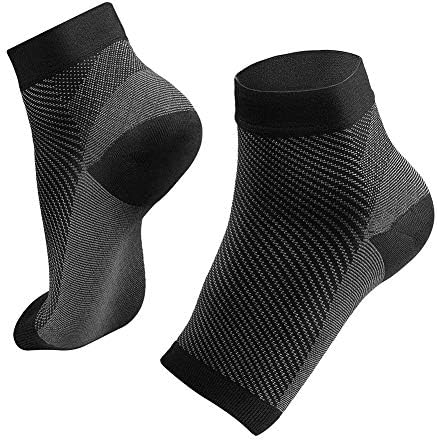 Pacetag Plantar Fasciitis Compression Socks with Arch Support (1 Pair) for Relieve Arch Pain, Reduce Foot Swelling & Heel Spurs, Ankle Brace Support, Increases Blood Circulation (S/M)