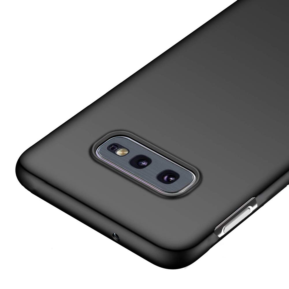 Richgle Funda Samsung Galaxy S10e, Negro Ultra Slim Protectora Funda