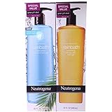 Neutrogena Rainbath Shower and Bath Gel Set, Ocean Mist and Original Scent, 32 Ounce