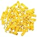 AIRIC T-tap Wire Connectors Quick Splices 100 Pcs 12-10 Gauge Yellow Wire Inline Terminal Connector Tap Self-Stripping Radio Wiring Splice Terminals