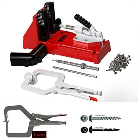 Impakt i2 Pocket Hole Jig project bundle for Woodworking Carpentry DIY