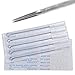 AW 100pcs Tattoo Needles Disposable Sterile Mixed Sizes 3RL 5RL 7RL 9RL 5RS 7RS 9RS 5M1 7M1 9M1