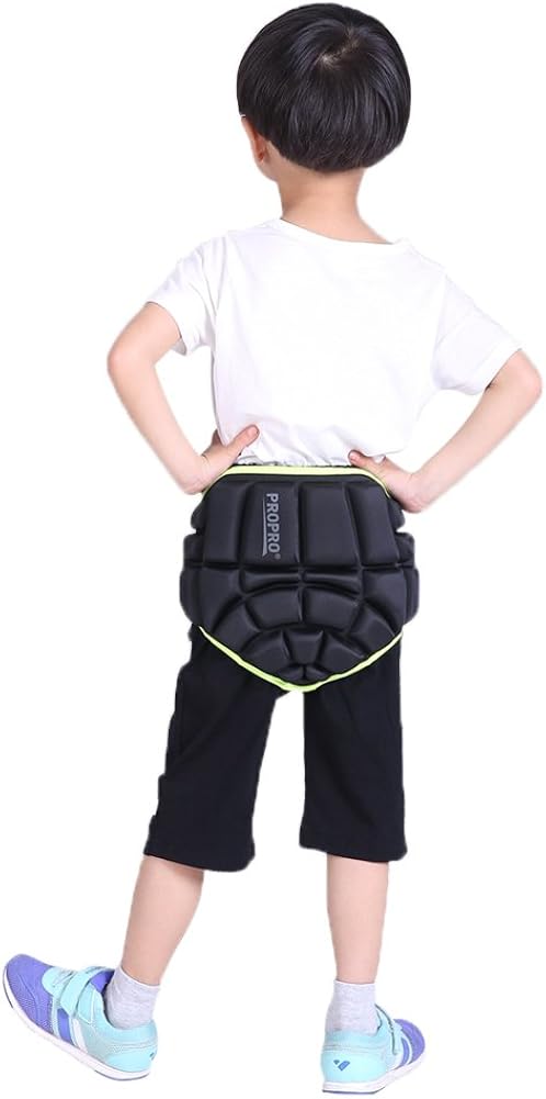 Protective Butt Pad Sports, 3D Protecting Hip Padded Shorts Adjustable Children Butt Pad for Skate Ski Skateboard Snowboard - Image 5