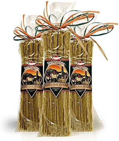 Intermountain Pasta Gourmet Flavored Pasta Roasted Garlic &amp; Parsley Linguini Certified Kosher - 3 pack