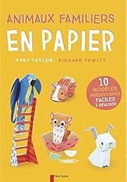 Animaux familiers en papier