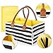 Baby Diaper Caddy Organizer - Large Nursery Tote with Leather | Storage Bin with Changing Pad | Gift for Girls and Boys | Portable Car Travel Bag | Felt Infant Basket | Newborn Registry Must Have