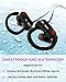 Sardonyx SX-918 Wireless Headphones, Best Bluetooth Earphones Noise Cancelling Sport IPX7 Waterproof HD Stereo Headset w/Mic, Secure-Fit Sweatproof Earbuds for Gym Running Workout Exercise