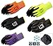 Better Grip Safety Winter Insulated Double Lining Rubber Coated Work Gloves, 3 Pairs/ Pack (Large, Hi-Vis Orange)