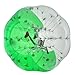 BestEquip Inflatable Bubble Soccer Bumper Ball 4ft/ 5ft for Adult Giant Human and Child Outdoor (Green and Transparent, 4ft)