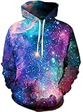 HelloTem Animal Printed Big Pockets Drawstring Hoodie Sweatshirt