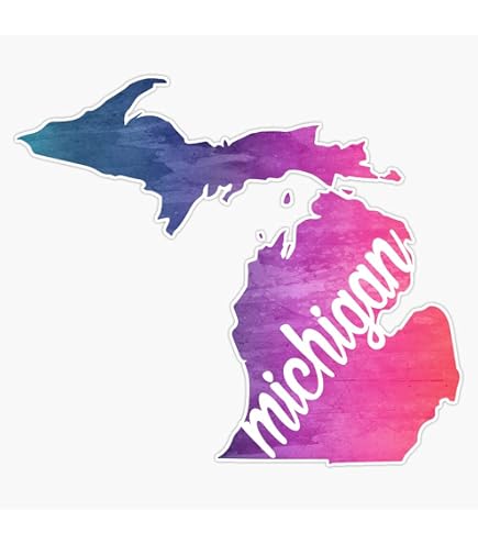 Michigan Vinyl Bumper Sticker Decal - Waterproof, 5 Inches, Outdoor Durable - View #4