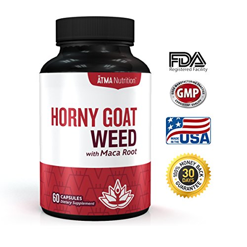 Premium Horny Goat Weed Extract with Maca Root For Increased Desire
